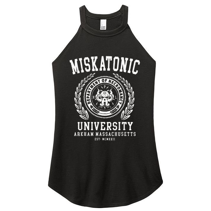 Miskatonic University Arkham East Massachusetts Wcmxkll Women's Perfect Tri Rocker Tank