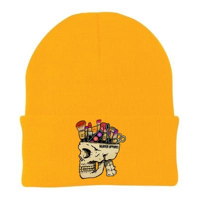 Make Up Addict Skull Gothic Gift Knit Cap Winter Beanie