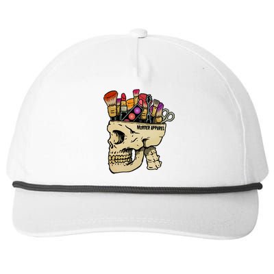 Make Up Addict Skull Gothic Gift Snapback Five-Panel Rope Hat