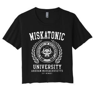 Miskatonic University Arkham East Massachusetts Women's Crop Top Tee