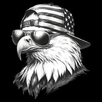 Merica Usa American Flag Patriotic 4th Of July Bald Eagle Baby Bodysuit