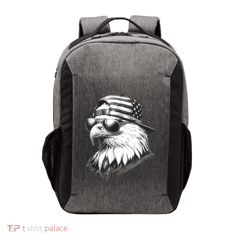 Merica Usa American Flag Patriotic 4th Of July Bald Eagle Vector Backpack