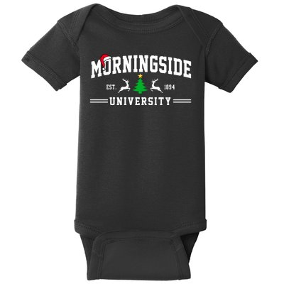 Morningside University Arch Christmas Design Vintage Funny Baby Bodysuit