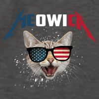 Meowica USA American Flag Cat Funny Patriotic 4th Of July Vector Backpack