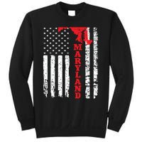 Maryland Usa American Flag State Native Born Sweatshirt