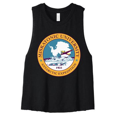 Miskatonics University Antarctic Women's Racerback Cropped Tank