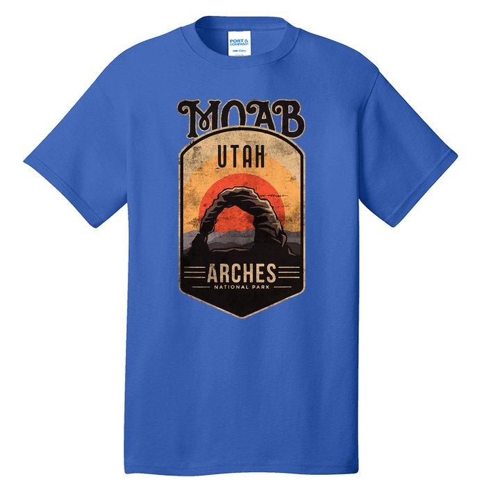 Moab Utah Arches National Park Adventure Vintage Gift Tall T-Shirt