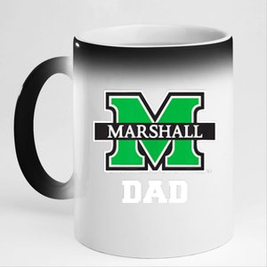 Marshall University Bison Dad 11oz Black Color Changing Mug