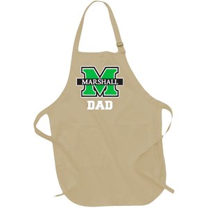 Marshall University Bison Dad Full-Length Apron With Pockets