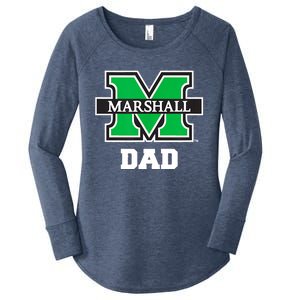 Marshall University Bison Dad Women's Perfect Tri Tunic Long Sleeve Shirt