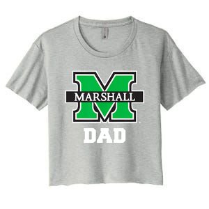 Marshall University Bison Dad Women's Crop Top Tee