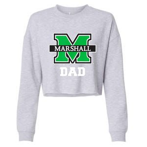 Marshall University Bison Dad Cropped Pullover Crew