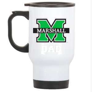 Marshall University Bison Dad Stainless Steel Travel Mug