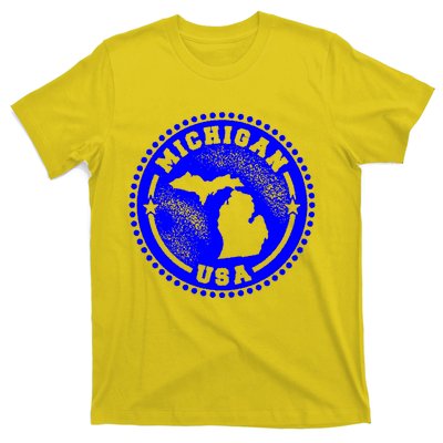 Michigan USA Blue Logo T-Shirt