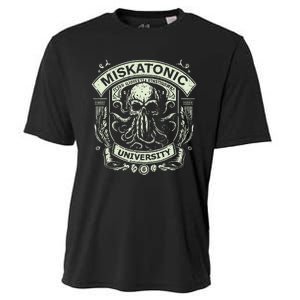 Miskatonic University Cthulhu Mythos Necronomicon Cooling Performance Crew T-Shirt