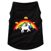 Magical Unicorn Cat Taco Rainbow Doggie Tank