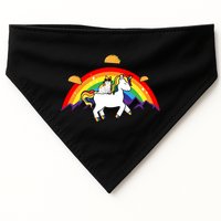 Magical Unicorn Cat Taco Rainbow USA-Made Doggie Bandana