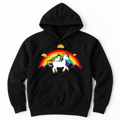 Magical Unicorn Cat Taco Rainbow Hoodie