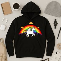 Magical Unicorn Cat Taco Rainbow Hoodie