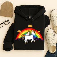 Magical Unicorn Cat Taco Rainbow Hoodie