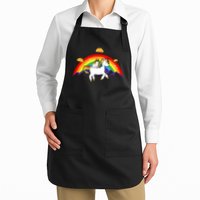 Magical Unicorn Cat Taco Rainbow Apron