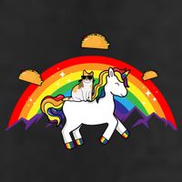 Magical Unicorn Cat Taco Rainbow Beanie