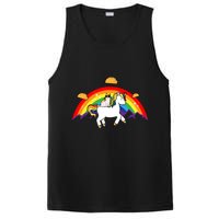 Magical Unicorn Cat Taco Rainbow PosiCharge Competitor Tank