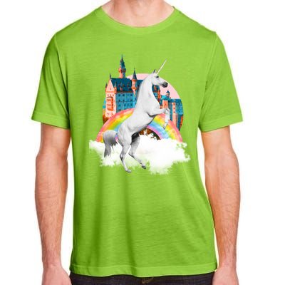 Magical Unicorn Castle Adult ChromaSoft Performance T-Shirt