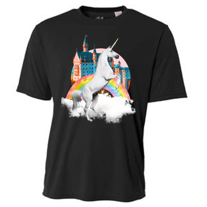 Magical Unicorn Castle Cooling Performance Crew T-Shirt