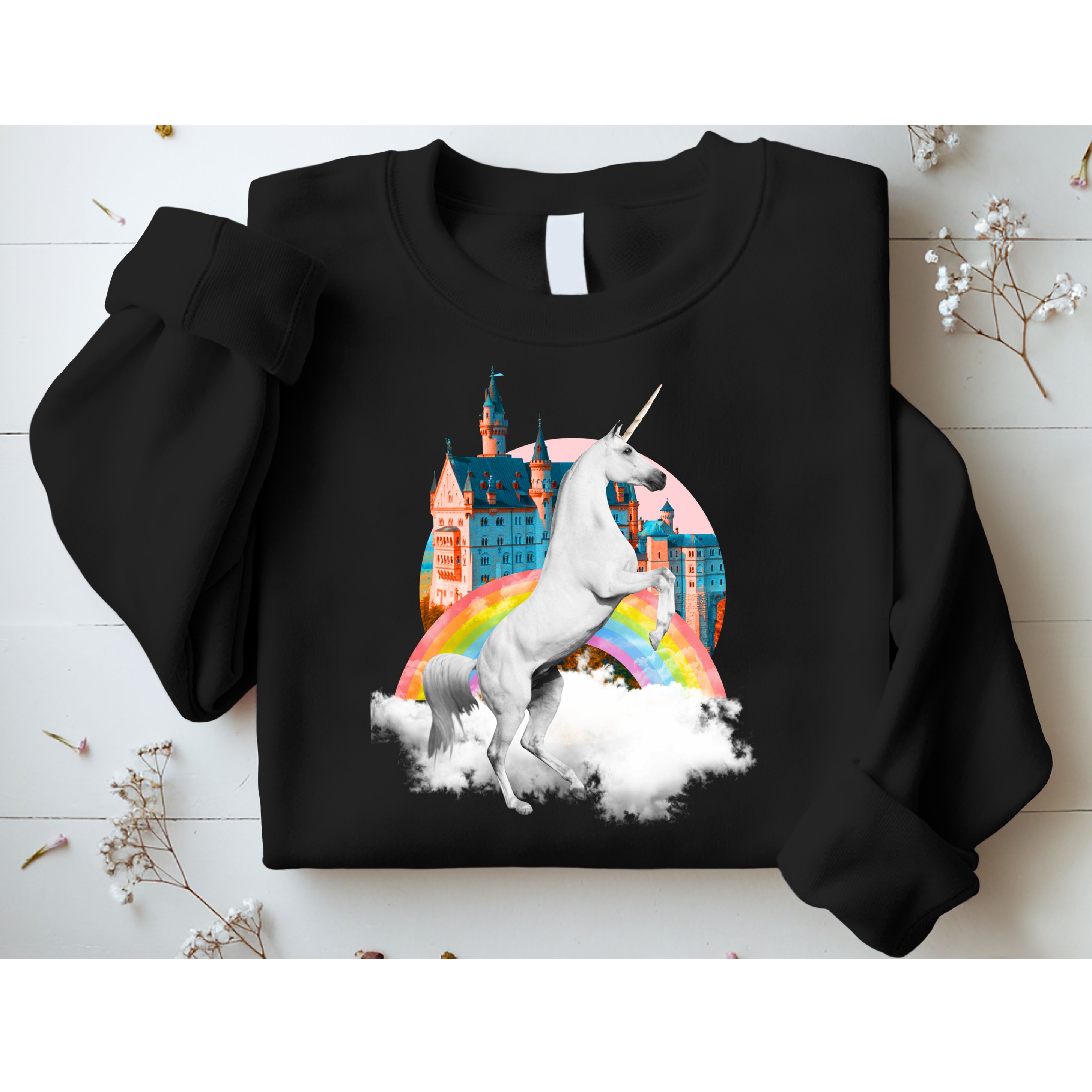 Magical Unicorn Castle Sweatshirt