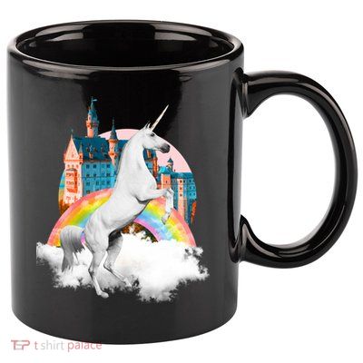 Magical Unicorn Castle 11oz C Handle Ceramic Mug