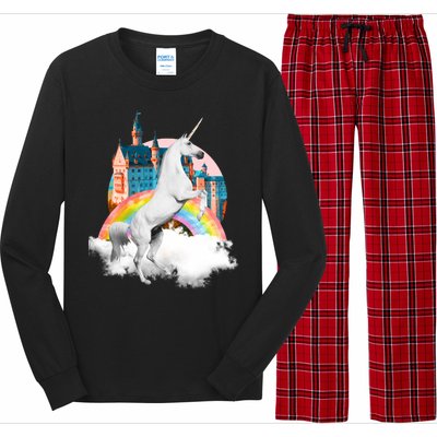 Magical Unicorn Castle Long Sleeve Pajama Set