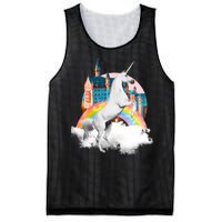 Magical Unicorn Castle Mesh Reversible Basketball Jersey Tank