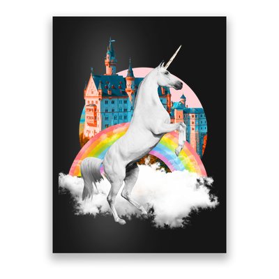 Magical Unicorn Castle Poster