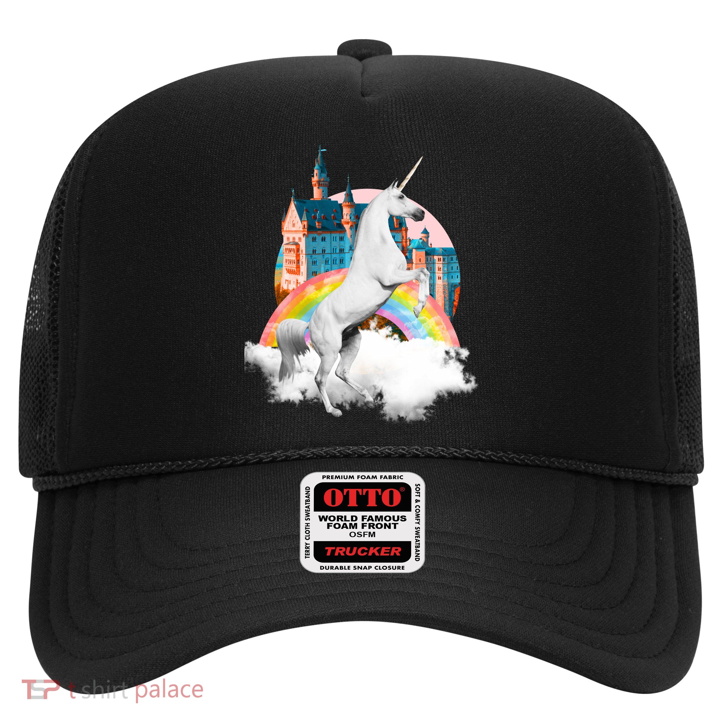 Magical Unicorn Castle Trucker Hat