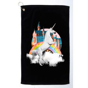 Magical Unicorn Castle Platinum Collection Golf Towel