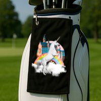 Magical Unicorn Castle Golf Towel
