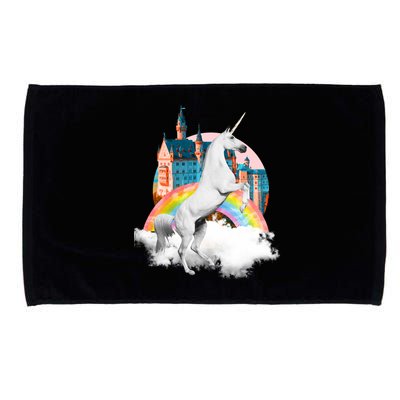 Magical Unicorn Castle Microfiber Hand Towel