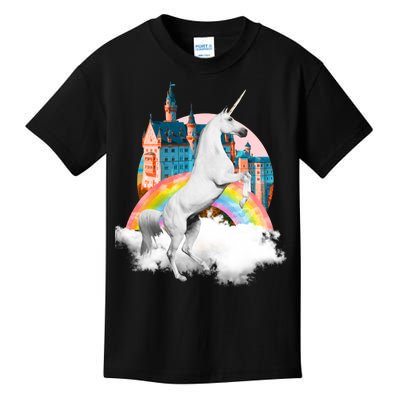 Magical Unicorn Castle Kids T-Shirt