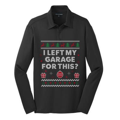 Mechanic Ugly Christmas Funny Garage Car Xmas Funny Gift Silk Touch Performance Long Sleeve Polo