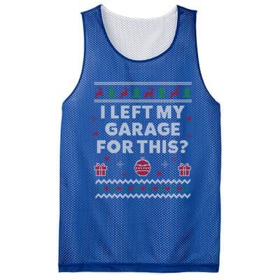 Mechanic Ugly Christmas Funny Garage Car Xmas Funny Gift Mesh Reversible Basketball Jersey Tank