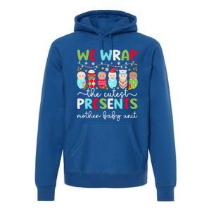 Mother Unit Christmas Mother Nurse Xmas Party Gift Premium Hoodie