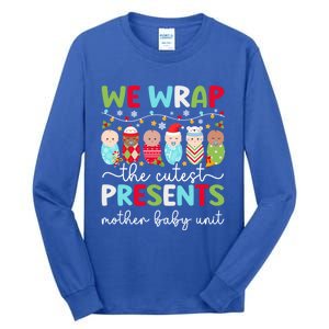 Mother Unit Christmas Mother Nurse Xmas Party Gift Tall Long Sleeve T-Shirt