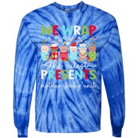 Mother Unit Christmas Mother Nurse Xmas Party Gift Tie-Dye Long Sleeve Shirt