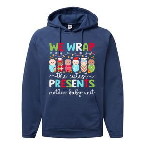 Mother Unit Christmas Mother Nurse Xmas Party Gift Performance Fleece Hoodie