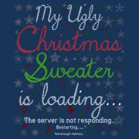 My Ugly Christmas Sweater Loading Funny Christmas Gift Youth Performance Sprint T-Shirt