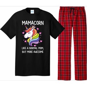 Mamacorn Unicorn Costume Mom MotherS Day Pajama Set