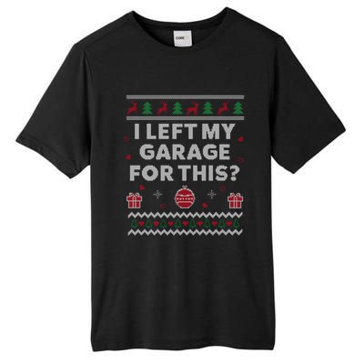 Mechanic Ugly Christmas Funny Garage Car Xmas Funny Gift Tall Fusion ChromaSoft Performance T-Shirt