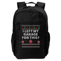 Mechanic Ugly Christmas Funny Garage Car Xmas Daily Commute Backpack