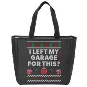 Mechanic Ugly Christmas Funny Garage Car Xmas Zip Tote Bag